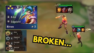 This 8 Bit & Edgelord Comp With Riven 3... | TFT Set 10