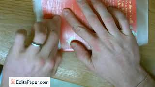 COVERING AND PROTECTING BOOKS WITH CONTACT PAPER AVI