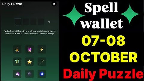 Spell wallet puzzle today 07 & 08 October | spell wallet daily puzzle | #spellwallet #combo |