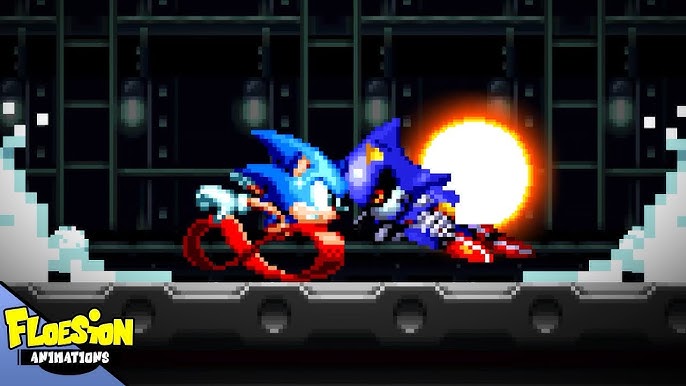 Pixilart - Sonic Vs Metal Sonic by Bubb13