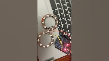 Neopixel matrix led with ws2811 #ws2811 #pixeled  #adafruit #neopixel #shorts #viralvideo #arduino
