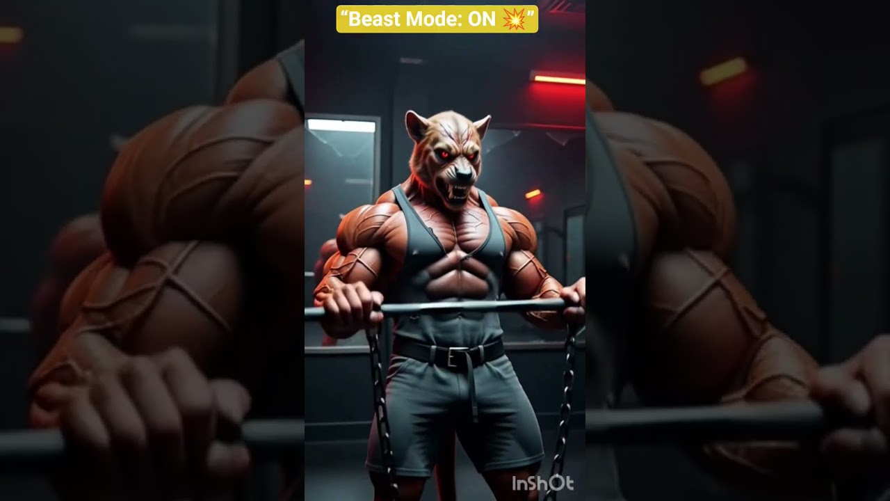 “When animals train like humans, limits disappear.”“Beast Mode: ON 💥”