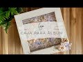 TUTORIAL: Cómo hacer una caja para álbum con luces. Scrapbooking. Kora projects