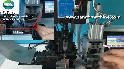 Automatic multi core wire stripping and crimping machine