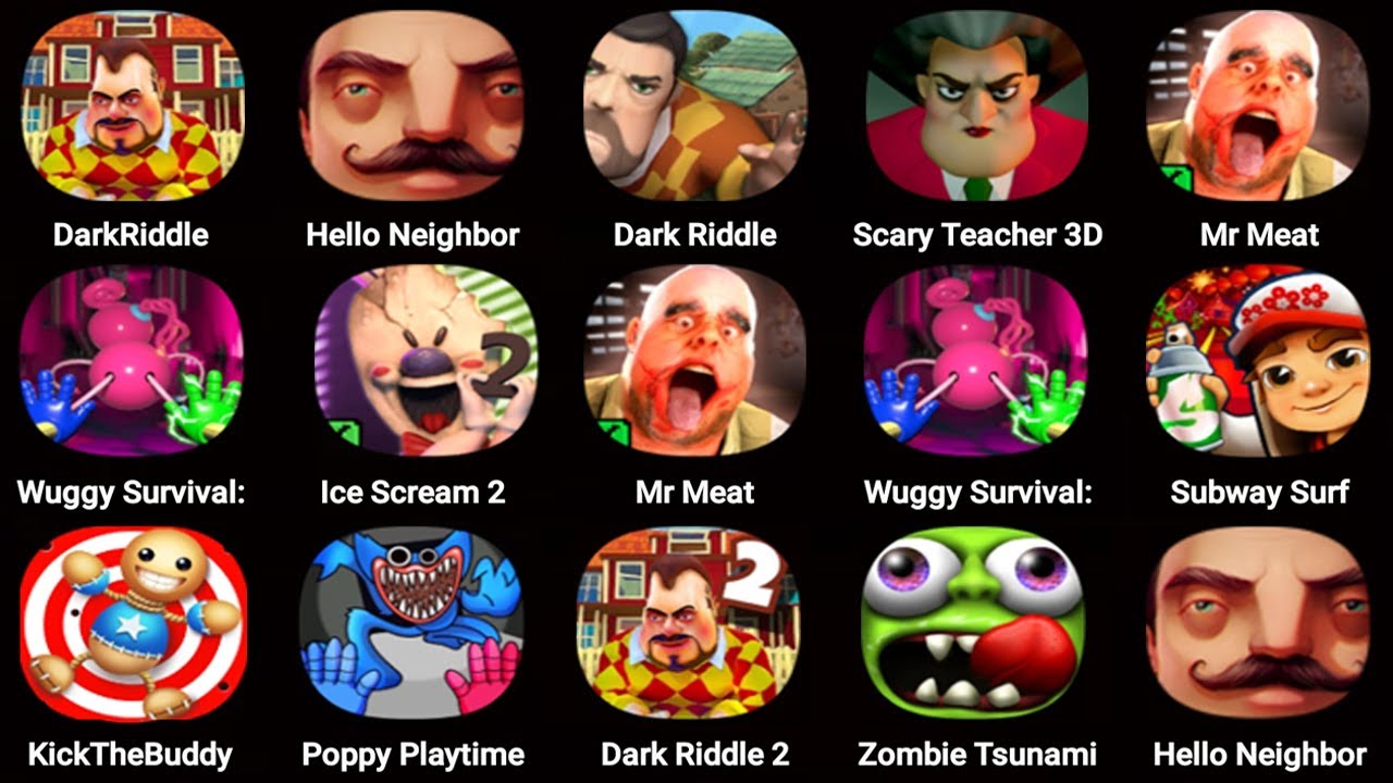 Dark riddle привет 2. Dark Riddle: Scary Neighbor. Ангри грандпа. Dark Riddle 3. Стример мэра hello Neighbor 2.