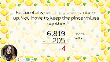 Subtraction Standard Algorithm