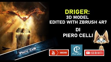Driger: 3d model edited with ZBrush 4r7