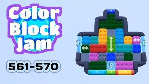 Color Block Jam Level 561-570 | No Commentary, No Music | Android Gameplay