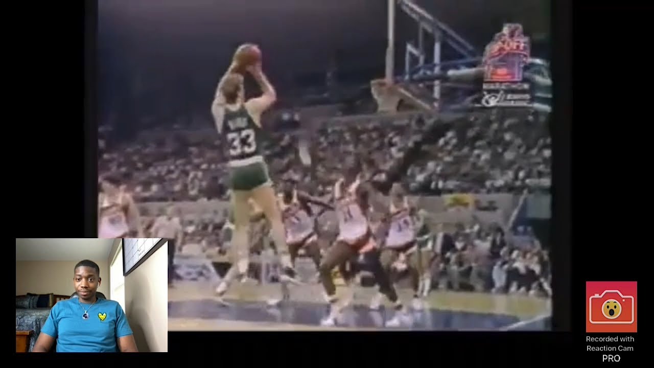 My First Time Watching Larry Bird 60 Point Game YouTube