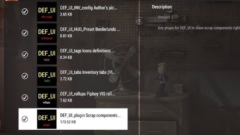 Fallout 4, How to: set up a better HUD, UI & Inventory with mods (Xbox Series X)