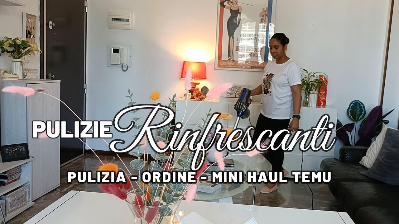 Pulizie In Una Giornata Calda / Organizzazione  e Mini Haul TEMU Per la Casa
