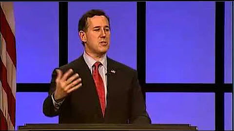 Rick Santorum at Mark Barclay Leadership Conference