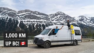 3 day road trip from Whistler to Dawson Creek, BC (the start of the Alaska Highway!)