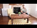 Large Square Farmhouse Coffee Table