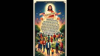 Ayat Harian Rabu, 22 April 2026. - Filipi 2:5-7.