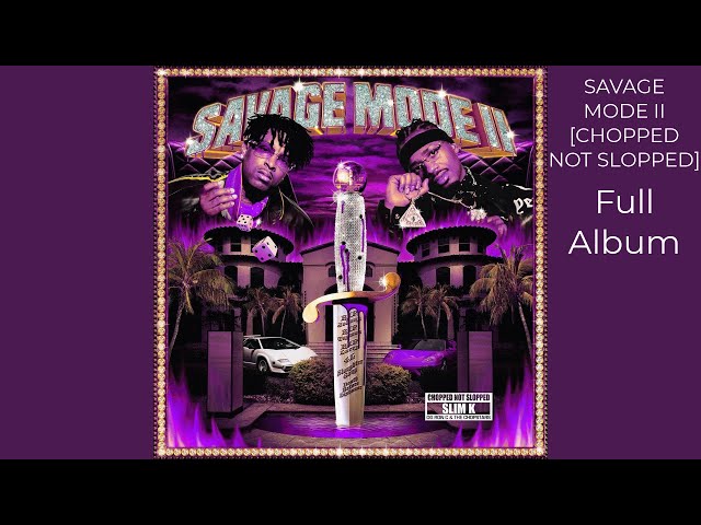 21 Savage Chopped Not Slopped Styrofoam Cup Set