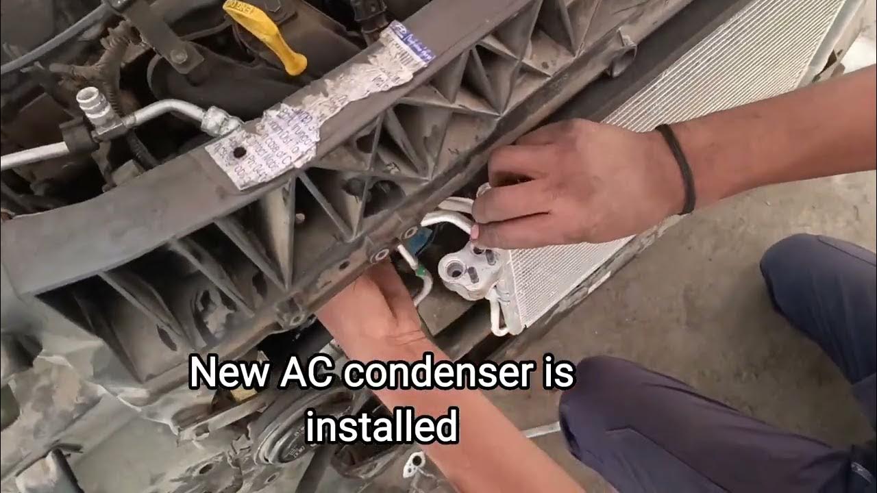 How to change i10 AC condenser ? YouTube