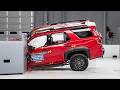 2025 Toyota 4Runner driver-side small overlap IIHS crash test