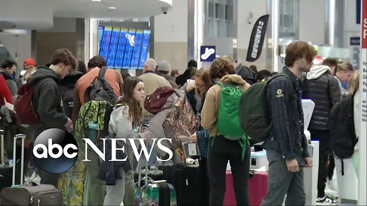 Major winter storm causing trouble at airports, roads
