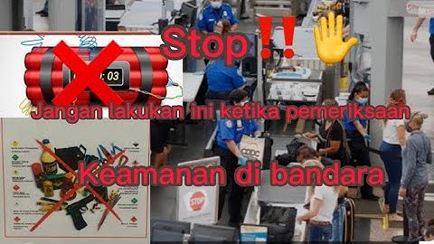 STOP !!! LAKUKAN 3 HAL INI SAAT PEMERIKSAAN KEAMANAN DI BANDAR UDARA #tipsandtricks #penerbangan