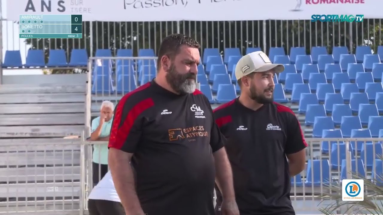 Mondial La Romanaise à pétanque : Amirault / Bonetto