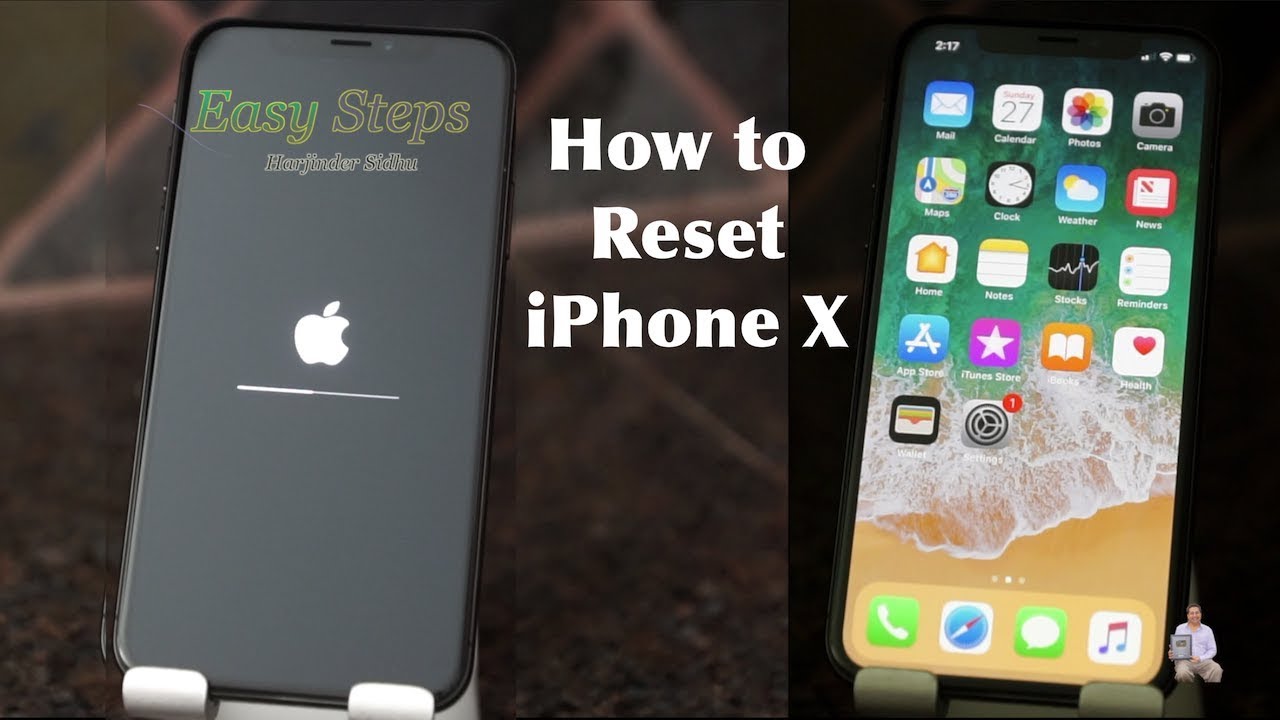 How to Reset iPhone X to Factory Settings Original Settings YouTube