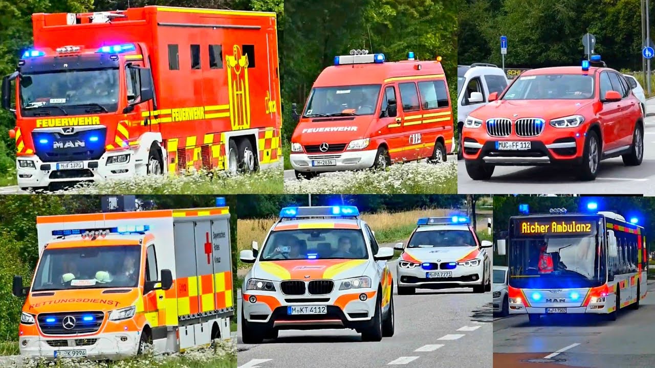 [KatS-Übung 2025 Landkreis München] Hochhausbrand mit MANV in Planegg