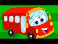 Wheels on the Bus Go Round and Round 🎵 | Baby Songs | Kids Animation
