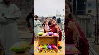 Family chips match challenge!!# #familygamenight #matchgame #funny #shorts #nehaamir #challenge