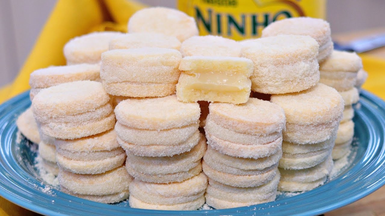 BOLACHINHA AMANTEIGADA DE LEITE NINHO QUE DERRETE NA BOCA | FAÇA E VENDA DIA DAS MÃES