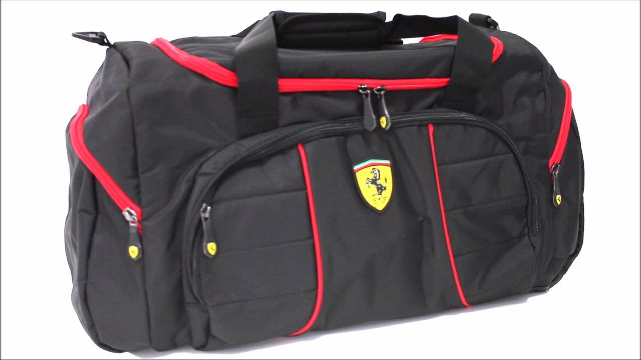 Bolsa Deporte Ferrari Grande - YouTube