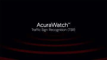 MDX with AcuraWatch™ – Traffic Sign Recognition