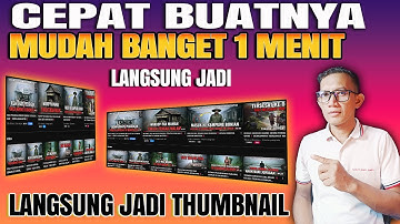 DIJAMIN Auto Klik!  Cara Membuat Thumbnail Menggunakan AI  |  Strategi YouTube 2025