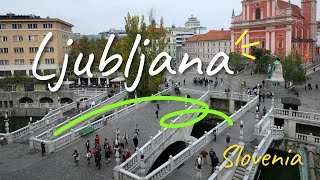 Ljubljana on a rainy day