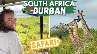 SOUTH AFRICA VLOG!  PART 1 • Safari Park  Tala Game Reserve, Durban • World Cruise Series