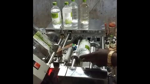 Wet Glue labelling machine semi automatic with sensor