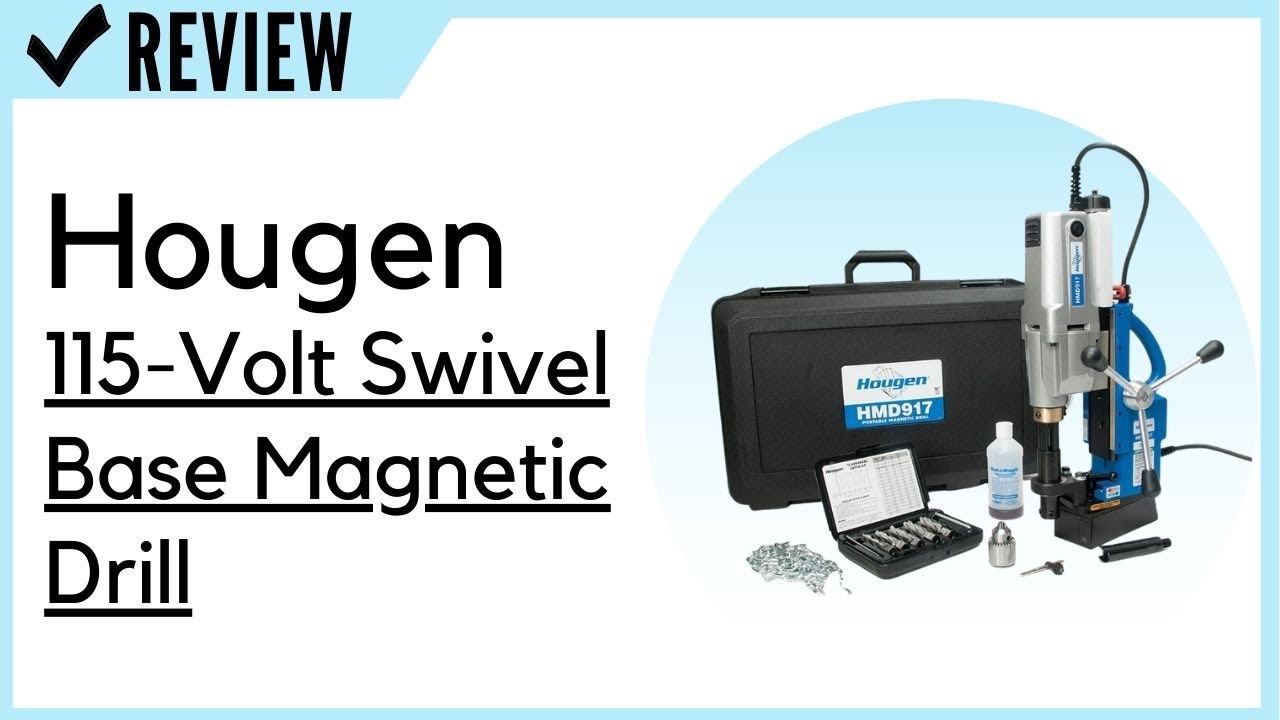 Hougen HMD917 115Volt Swivel Base Drill Review YouTube
