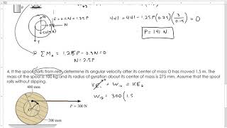 Dynamics 22-Apr Rigid Body Work Energy 4