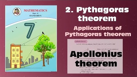 Apollonius Theorem - Application of Pythagoras Theorem | Class 10th Maharashtra Board New Syllabus