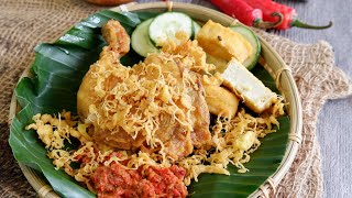 Super Easy Ayam Penyet • Indonesian Crispy Fried Chicken Recipe in English 印尼炸鸡 Ayam Goreng