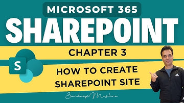Microsoft SharePoint - Chapter 3 - How To Create SharePoint Site - Microsoft 365 Tutorial