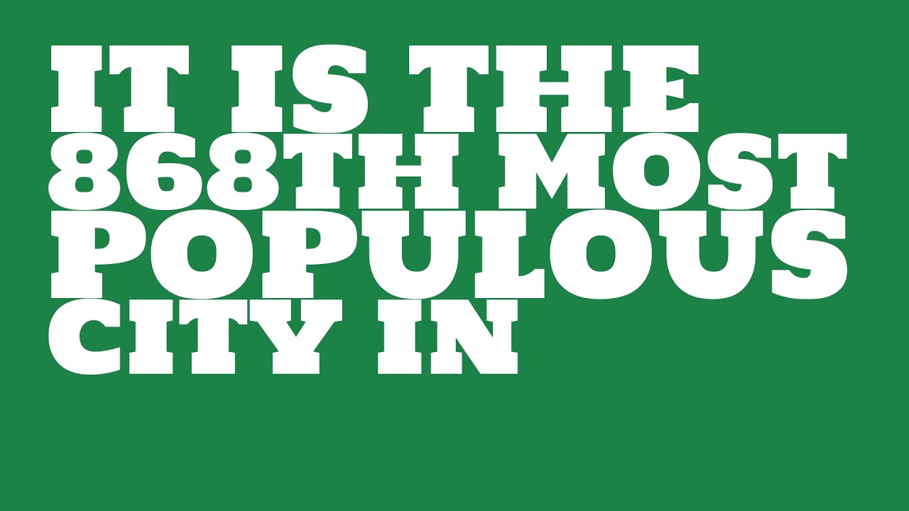 How does the population of Carol Stream, IL compare to Manhattan? YouTube