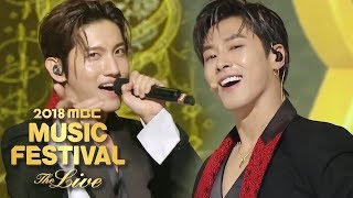 TVXQ - Intro(Drop)   Mirotic   The Chance of Love [2018 MBC Music Festival]