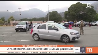 25 mil santiaguinos devueltos por intentar llegar a la región de Valparaíso