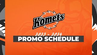 2023-2024 Komets Promotional Schedule