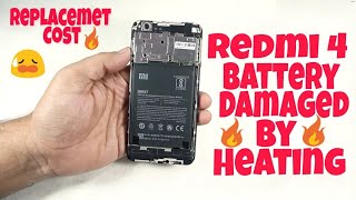 Redmi 4 Battery Damaged By Heating Replacement Cost Manish Prajapat Youtube