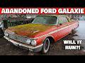 ABANDONED Ford Galaxie Parked 35 Years! Will It RUN AND DRIVE? | Satisfying Detailing Restoration!