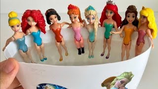 Disney Princess Doll Makeover ~ DIY Miniature Ideas for Barbie - Wig, Dress, Faceup, and More! DIY