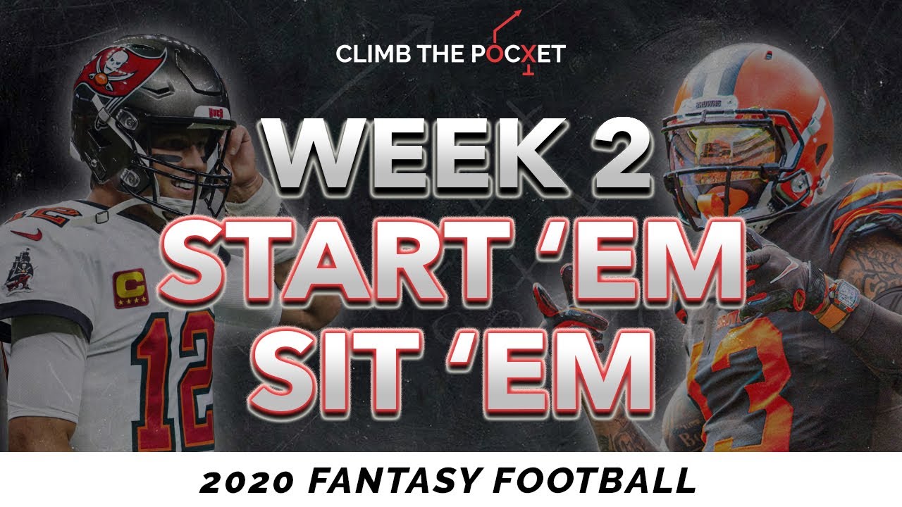 nfl-week-2-fantasy-football-starts-and-sits-2020-youtube