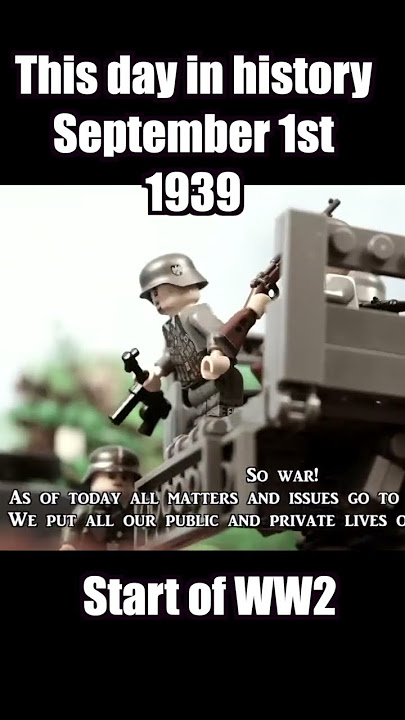Start of WW2 - September 1st 1939 #ww2 #legoww2
